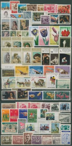 Albanien 77 Marken postfrisch (SG62192)