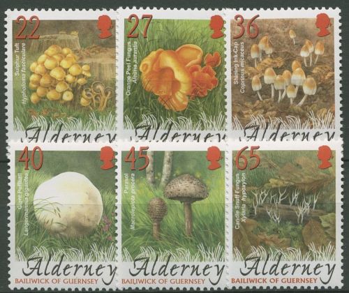 Alderney 2004 Natur Pilze 224/29 postfrisch
