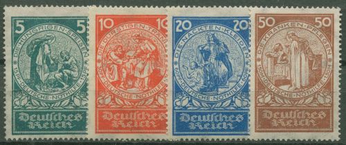 Deutsches Reich 1924 Deutsche Nothilfe: Rosenwunder 351/54 mit Falz