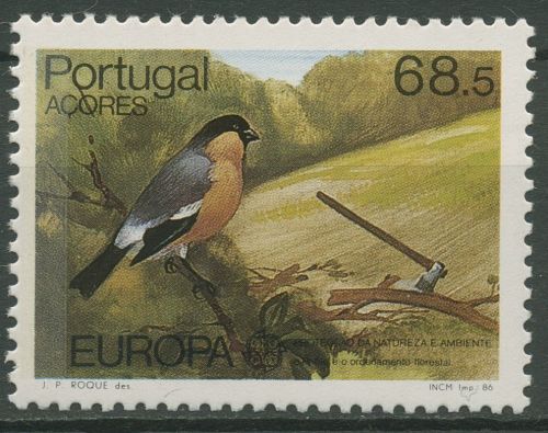 Portugal - Azoren 1986 Europa CEPT Natur-/Umweltschutz Vögel 376 postfrisch