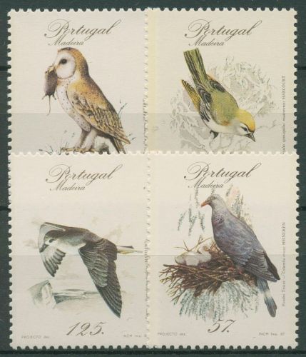 Portugal - Madeira 1987 Tiere Einheimische Vögel 111/14 A postfrisch