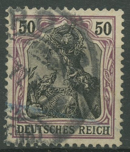 Deutsches Reich 1905/13 Germania Friedensdruck 91 I x gestempelt geprüft