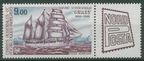 Franz. Antarktis 1984 NORDPOSTA Hamburg Forschungschiff Gauß 195 Zf postfrisch