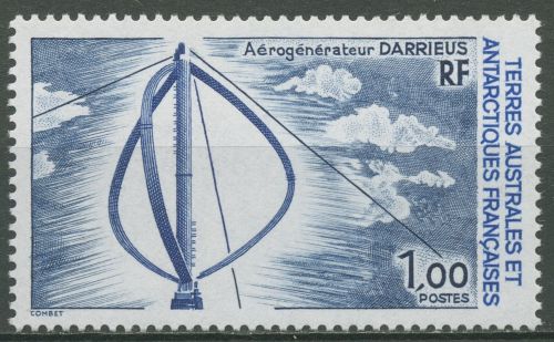 Franz. Antarktis 1988 Windenergieanlage DARRIEUS 232 postfrisch