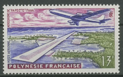 Französisch-Polynesien 1960 Flughafen Tahiti-Faaa 19 postfrisch