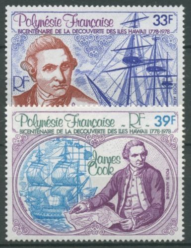 Französisch-Polynesien 1978 James Cook Entdeckung von Hawaii 248/49 postfrisch