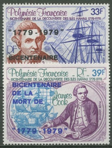 Französisch-Polynesien 1979 200. todestag von James Cook 274/75 postfrisch