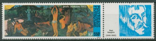 Französisch-Polynesien 1985 Gauguin-Museum Gemälde 424 Zf postfrisch