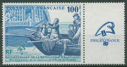 Französisch-Polynesien 1989 PHILEXFRANCE Bounty Kapitän Bligh 535 Zf postfrisch