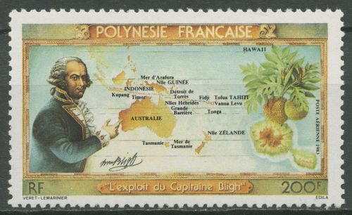 Französisch-Polynesien 1983 Fahrt von Kapitän Bligh nach Timor 380 postfrisch