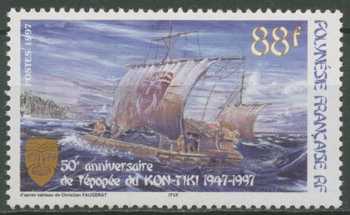 Französisch-Polynesien 1997 Thor Heyerdahl Kon-Tiki 748 postfrisch