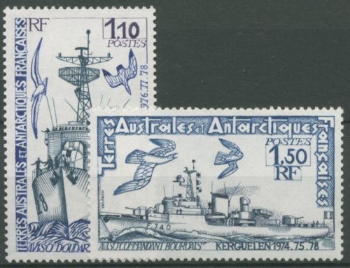 Franz. Antarktis 1980 Schiffe 138/39 postfrisch