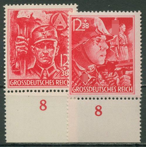 Deutsches Reich 1945 Sturmabteilung, Schutzstaffel 909/10 UR postfrisch