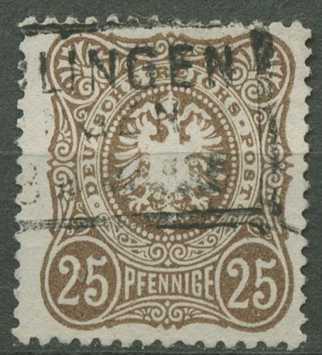 Deutsches Reich 1875 PFENNIGE 35 b gestempelt geprüft