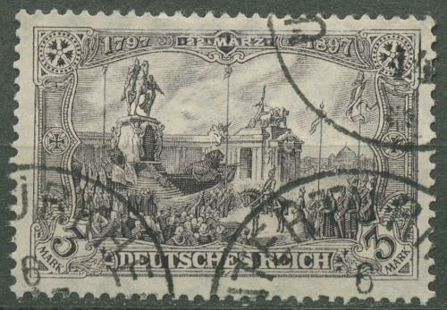 Deutsches Reich 1905/12 Denkmal Friedensdruck 96 A I a gestempelt geprüft