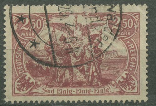 Deutsches Reich 1920 Genius mit Fackel 115 b gestempelt geprüft
