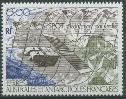 Franz. Antarktis 1986 Erderkundungssatellit SPOT 219 postfrisch