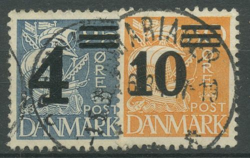 Dänemark 1934 Schiffe Karavelle 215/16 gestempelt
