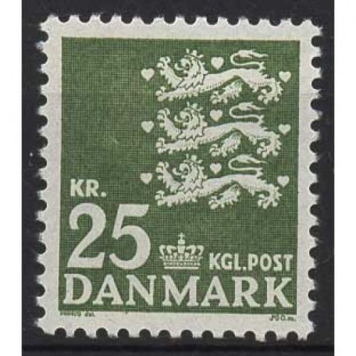 Dänemark 1962 Kleines Reichswappen 399 y postfrisch
