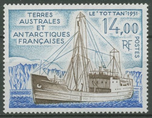 Franz. Antarktis 1992 Versorgungsschiff Tottan 294 postfrisch