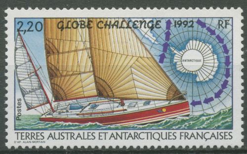 Franz. Antarktis 1992 Segelregatta Globe Challenge 296 postfrisch
