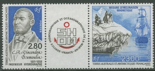 Franz. Antarktis 1994 Hydrographischer Dienst d.frz. Marine 324/25 ZD postfrisch