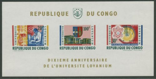 Kongo (Kinshasa) 1964 Lovanium - Universität Block 3 postfrisch (C42704)