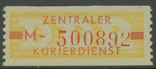DDR 1958 Wertstreifen für den ZKD 18 I M Nachdruck postfrisch