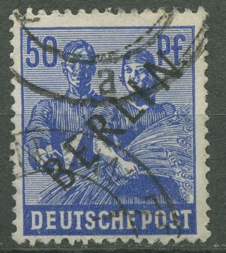Berlin 1948 Schwarzaufdruck 13 gestempelt