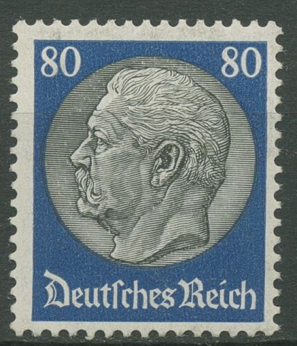 Deutsches Reich 1933 Hindenburg WZ Waffeln 494 mit Falz