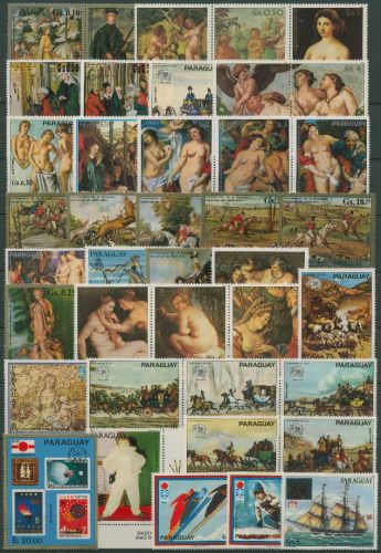 Paraguay 40 verschiedene Marken postfrisch (SG62193)