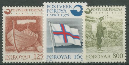 Färöer 1976 kompletter Jahrgang (21/23) postfrisch (G60001)