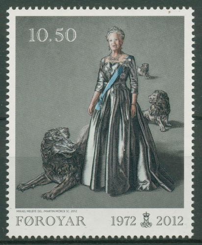 Färöer 2012 Königin Margrethe II. 738 postfrisch