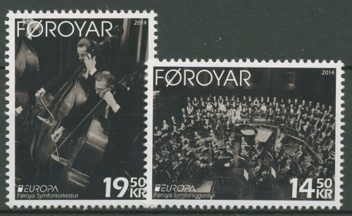 Färöer 2014 Europa CEPT Volksmusikinstrumente 804/05 postfrisch
