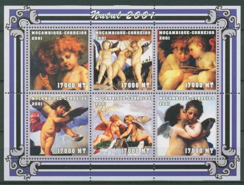 Mocambique 2001 Weihnachten Gemälde 2139/44 K postfrisch (C42715)