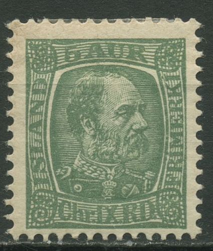 Island 1902/1904 König Christian IX. 37 mit Falz