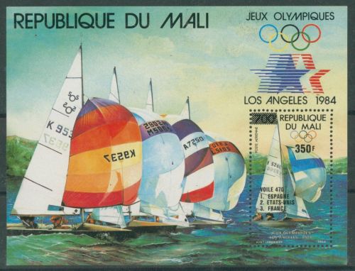 Mali 1984 Gewinner der Olympiade Los Angeles Block 25 postfrisch (C42723)