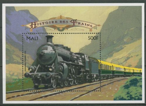 Mali 1996 Eisenbahn Rheingoldexpress Block 85 postfrisch (C42726)