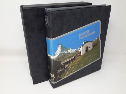 PHILSWISS Telefonkarten-Ringbinder/Kassette gebraucht,neuwertig (Z3451)