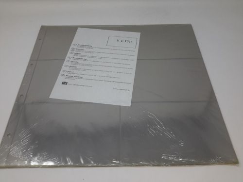 SAFE 5 Postkartenblätter transparent 1014 neuwertig, unbenutzt (Z3586)