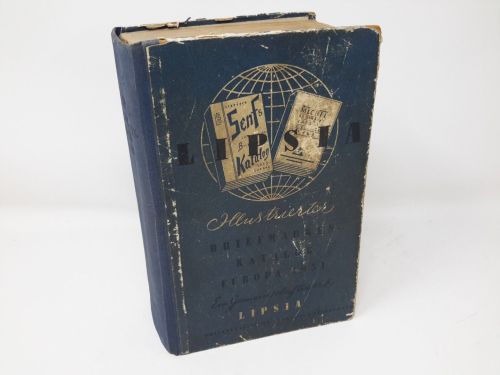 LIPSIA EUROPA-KATALOG 1951 stark gebraucht (Z1390)