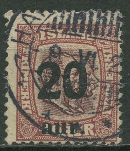 Island 1921 König Christian neuer Wertaufdruck 109 gestempelt