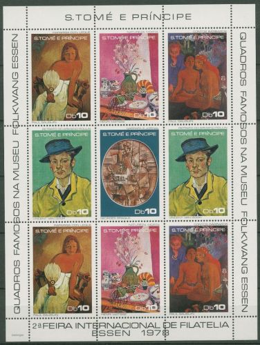 Sao Tomé und Principe 1978 Gemälde 515/19 A K postfrisch (C42754)