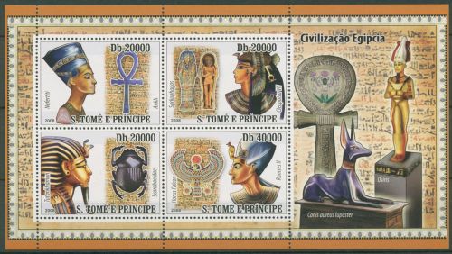 Sao Tomé und Príncipe 2008 Altägyptische Kultur 3596/99 K postfrisch (C42772)