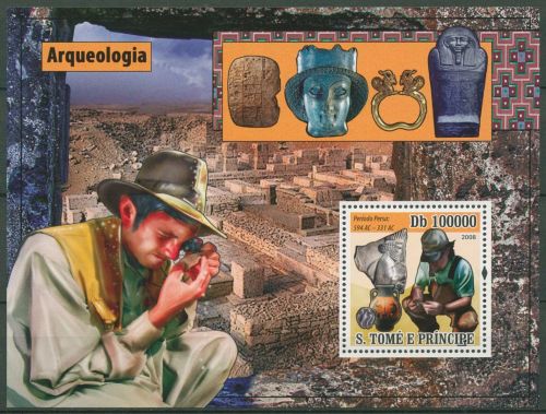Sao Tomé und Príncipe 2008 Archäologie Persien Block 663 postfrisch (C42775)