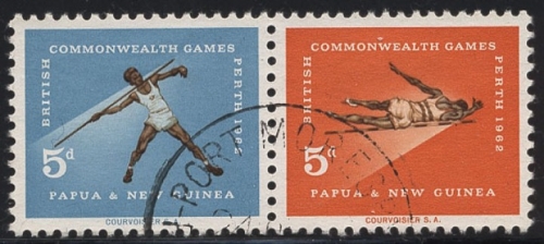 Papua Neuguinea 1962 Sportarten 46/47 Paar gestempelt