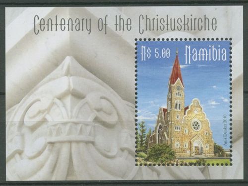 Namibia 2010 100 Jahre Christuskirche in Windhuk Block73 postfrisch (C42791)