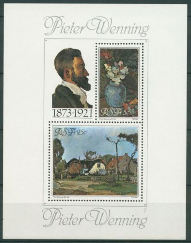 Südafrika 1980 Gemälde von Pieter Wenning Block 9 postfrisch (C24973)