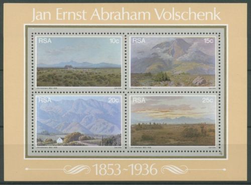 Südafrika 1978 Landschaften J. E. Abraham Volschenk Block 6 postfrisch (C24974)