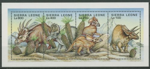Sierra Leone 1995 Prähistorische Tiere 2253/56 K postfrisch (C42797)